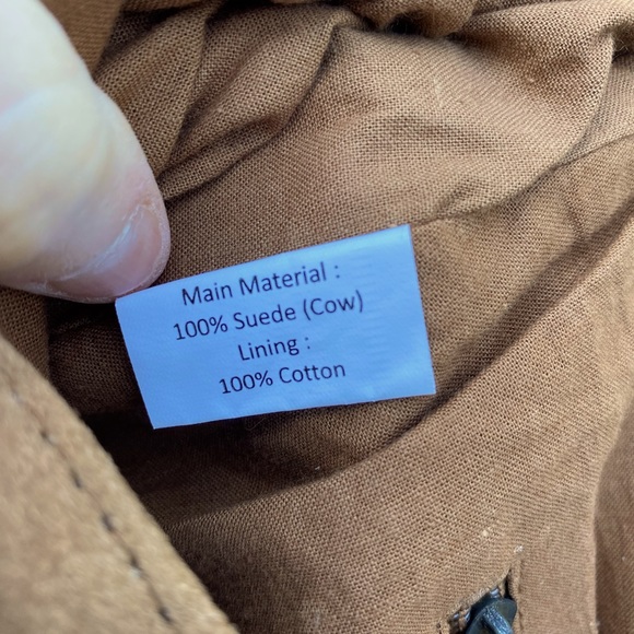 Brand new Raj Tan/Brown Suede Crossbody Purse (NWT) - Picture 13 of 16